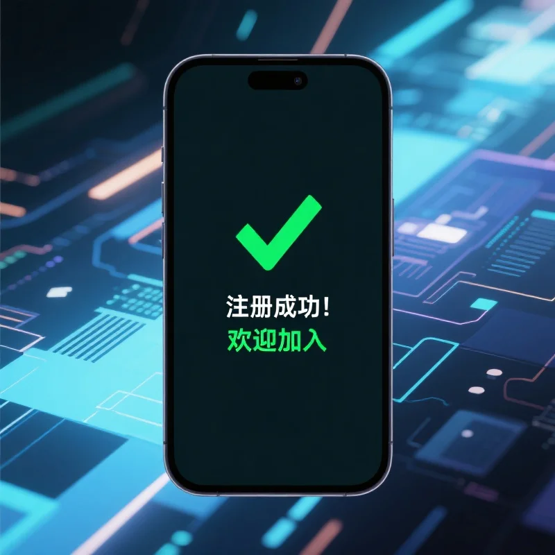注册成功提示